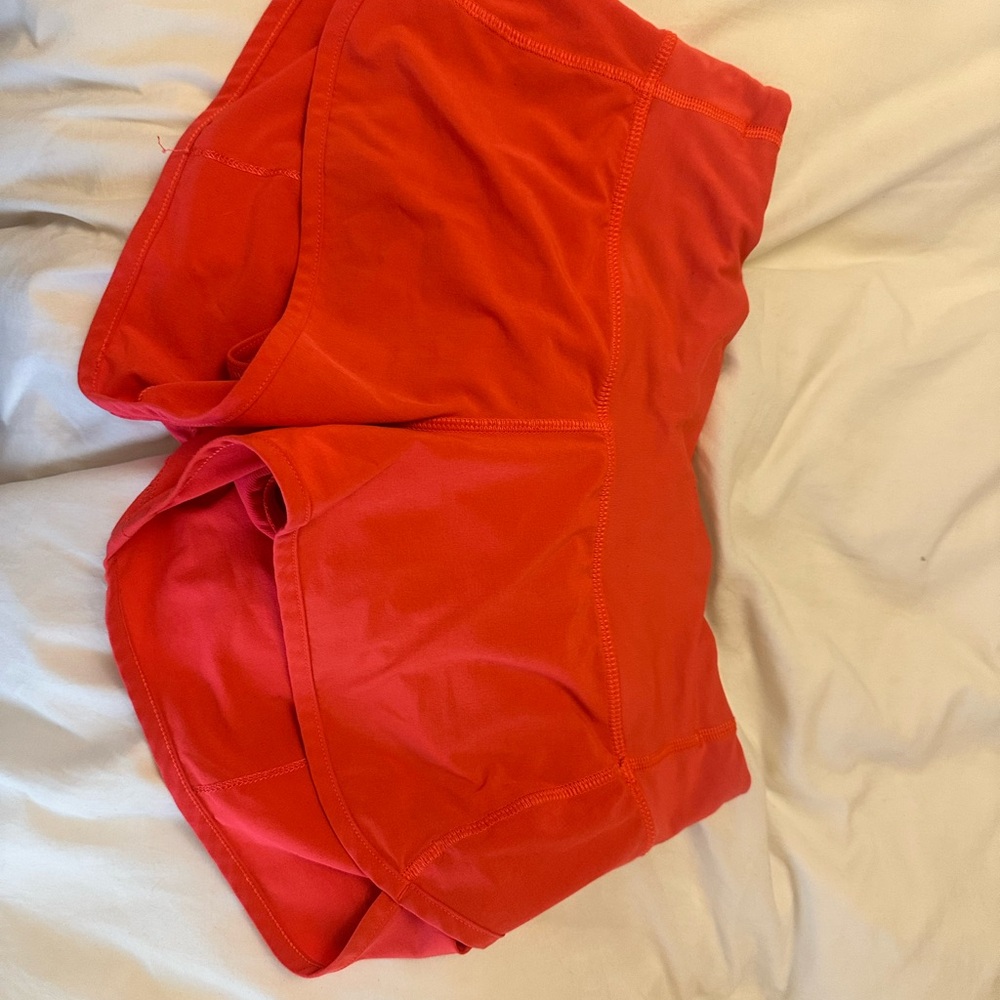 Lululemon Coral Speed Up Shorts